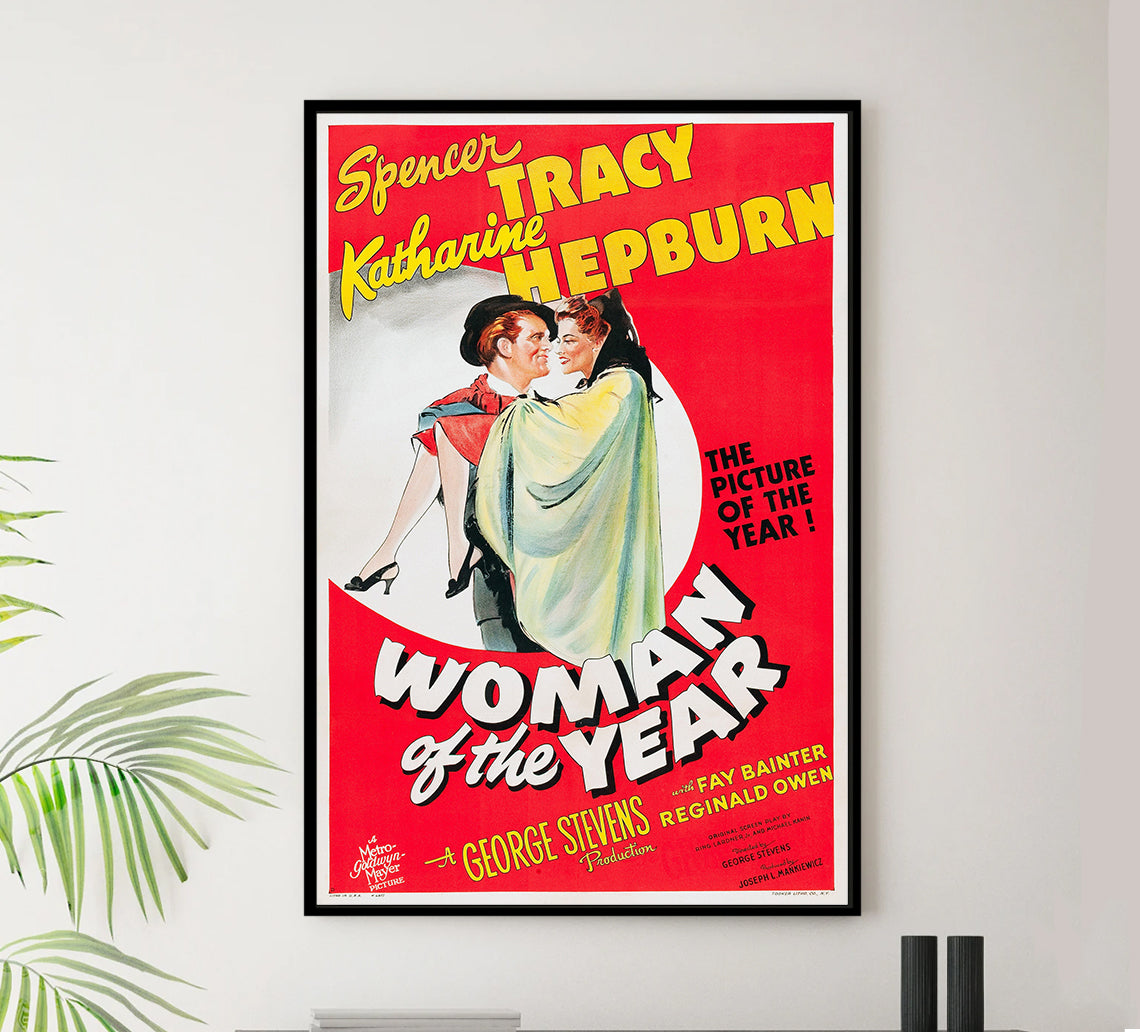 Woman of the Year 1942 - US - v4 - Classic Movie Poster