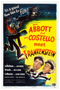 Bud Abbott Lou Costello Meet Frankenstein 1948 - US - v1 - Classic Movie Poster