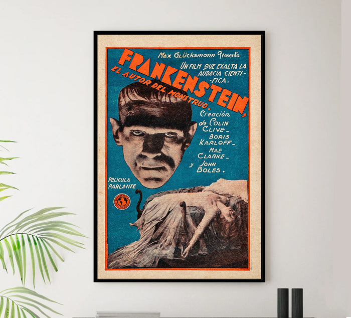 Frankenstein 1931 - Uruguay - v1 - Classic Movie Poster
