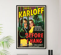 Before I Hang 1940 - US - v1 - Classic Movie Poster
