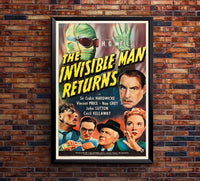 The Invisible Man Returns 1940 - US - v1 - Classic Movie Poster