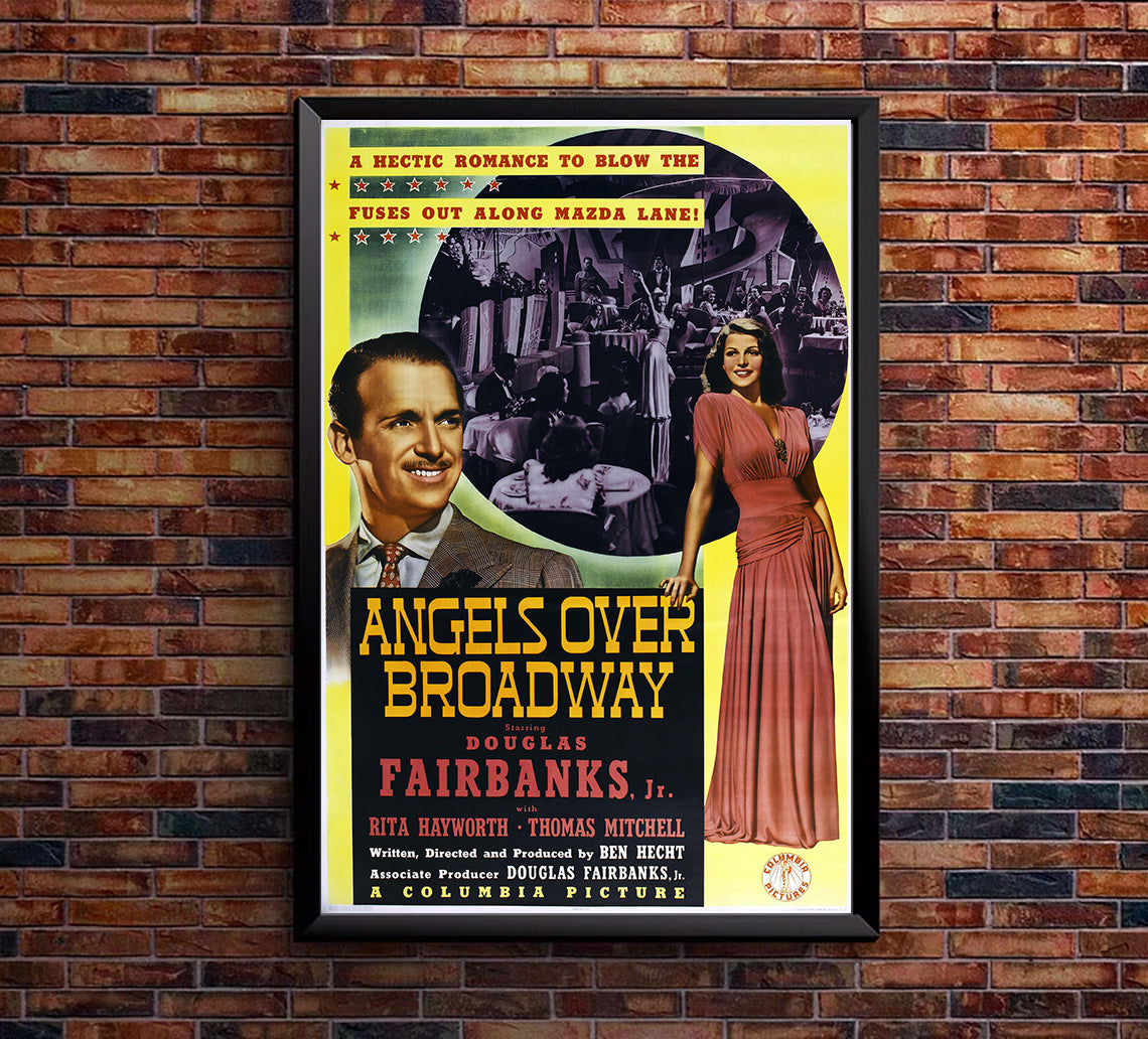 Angels Over Broadway 1940 - Rita Hayworth - US - Classic Movie Poster