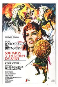 Solomon and Sheba 1959 - Spain - v2 - Classsic Movie Poster