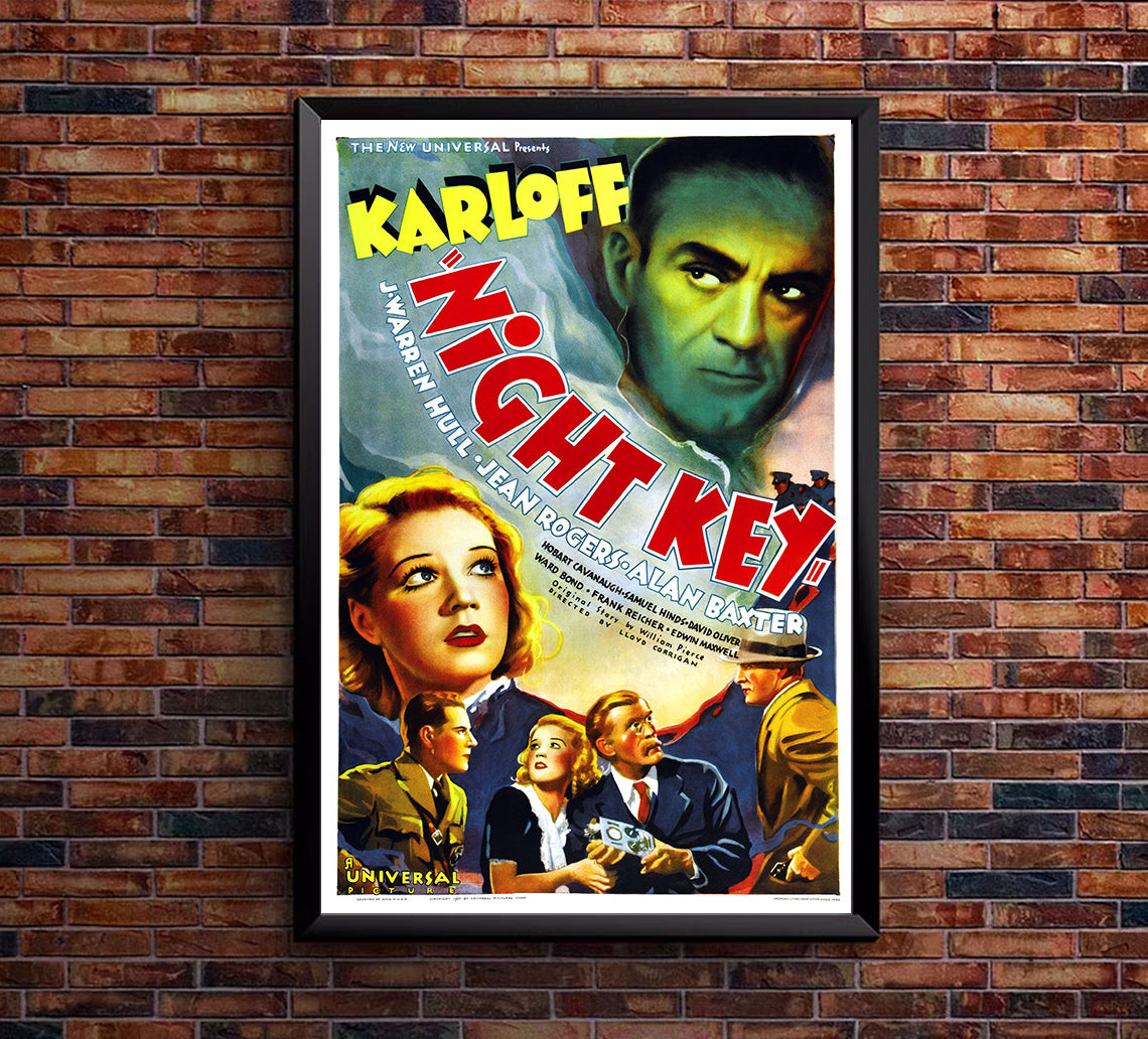 Night Key 1937 - US - v1 - Classic Movie Poster