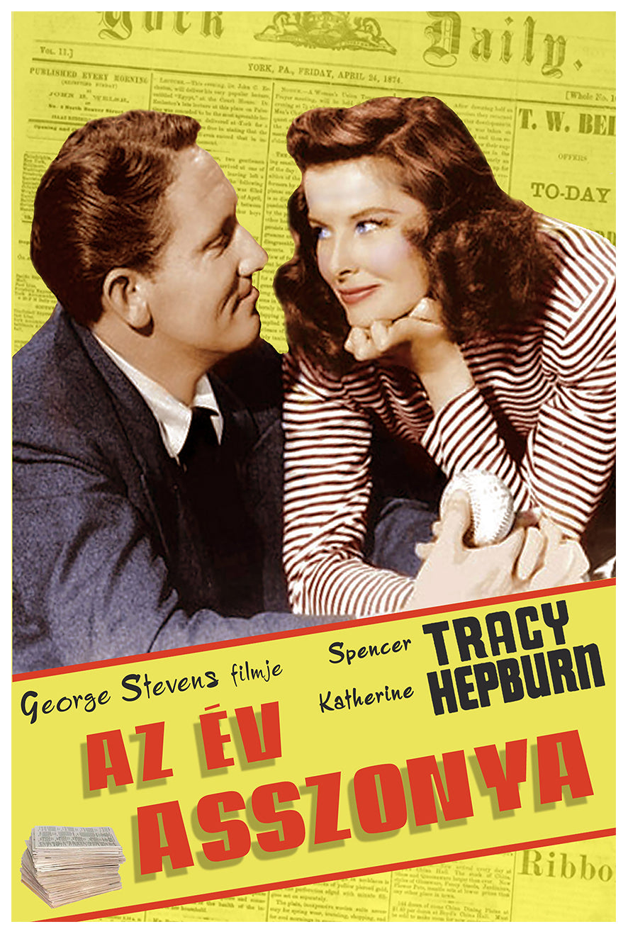 Woman of the Year 1942 - Hungary - v2 - Classic Movie Poster