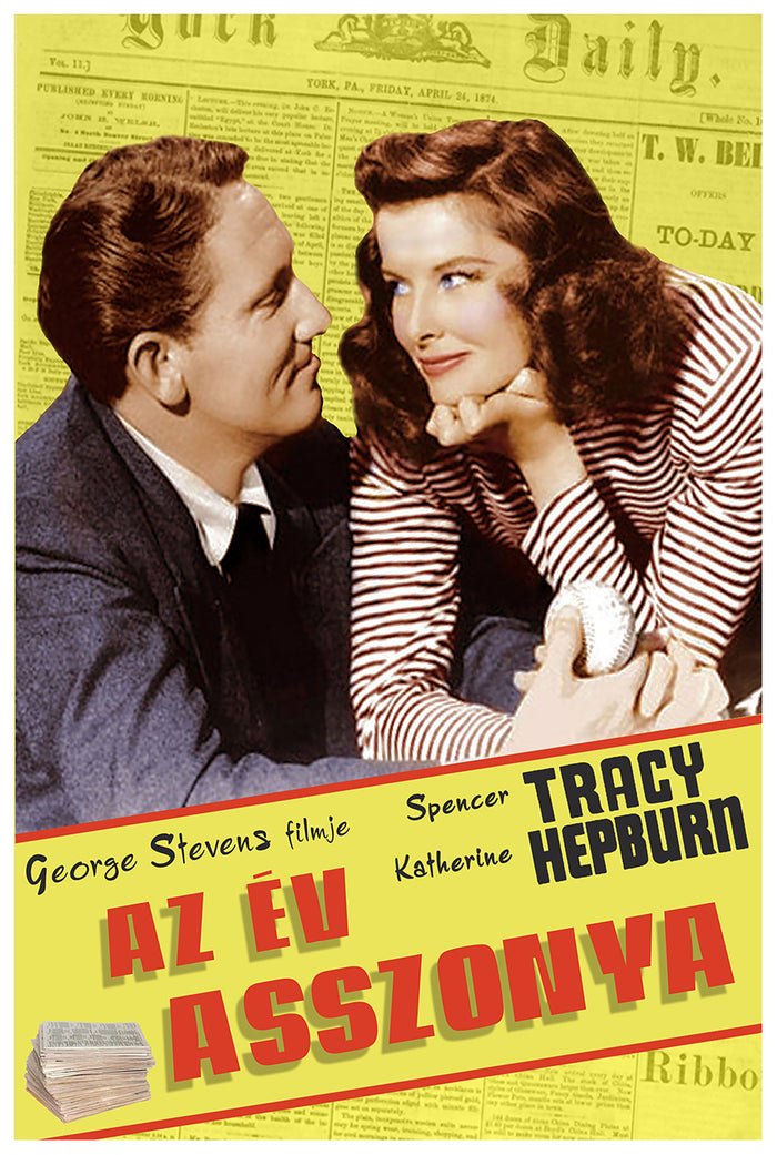 Woman of the Year 1942 - Hungary - v2 - Classic Movie Poster