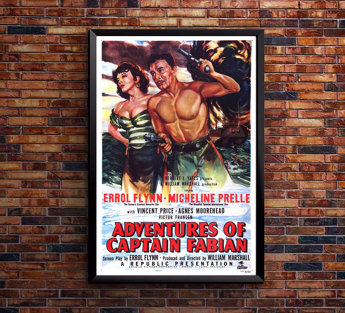 Adventures of Captain Fabian 1951 - US - v1 - Classic Movie Poster