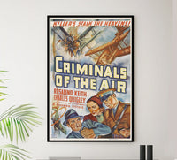Criminals of the Air 1937 - Rita Hayworth - US - Classic Movie Poster