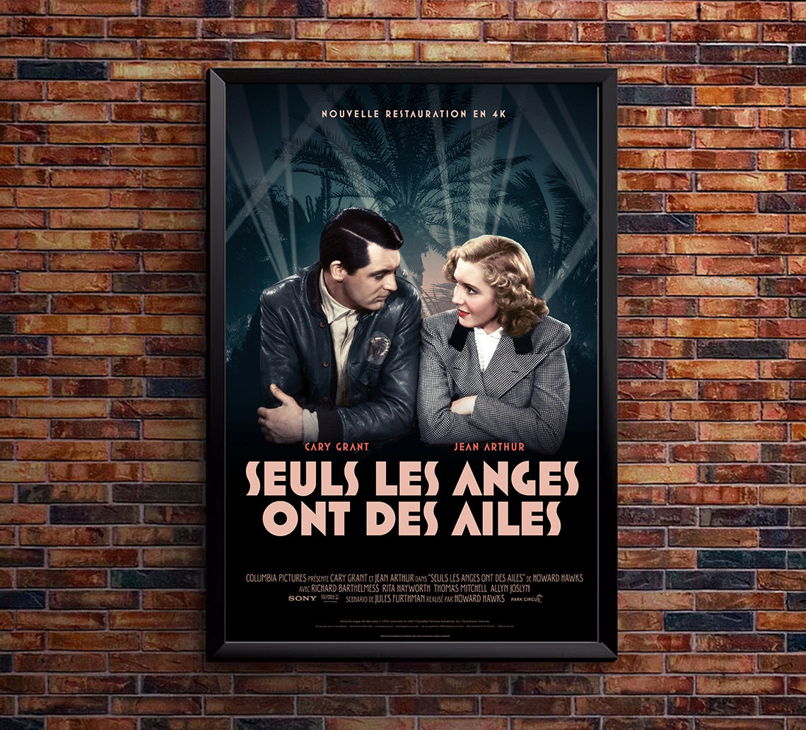Only Angels Have Wings 1939 - Rita Hayworth - France (2) - Classic Movie Poster