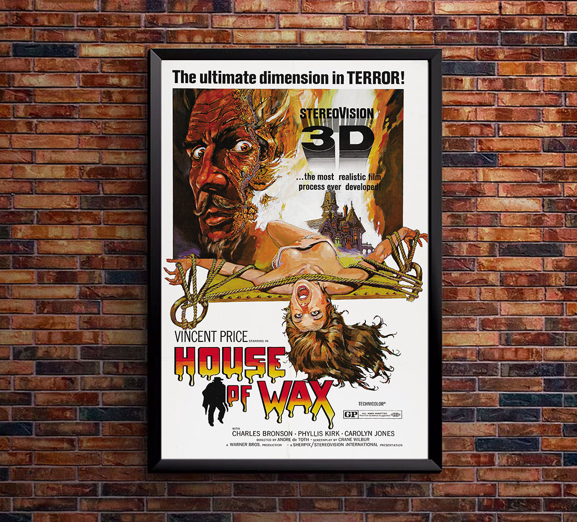 House of Wax 1953 - US - v1 - Classic Movie Poster