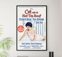 Cat on a Hot Tin Roof 1958 - Paul Newman - Australia - Classic Movie Poster