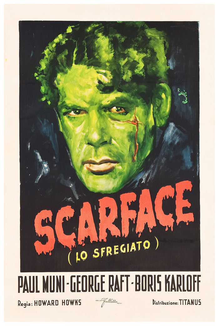 Scarface 1932 - Italy - v1 - Classic Movie Poster