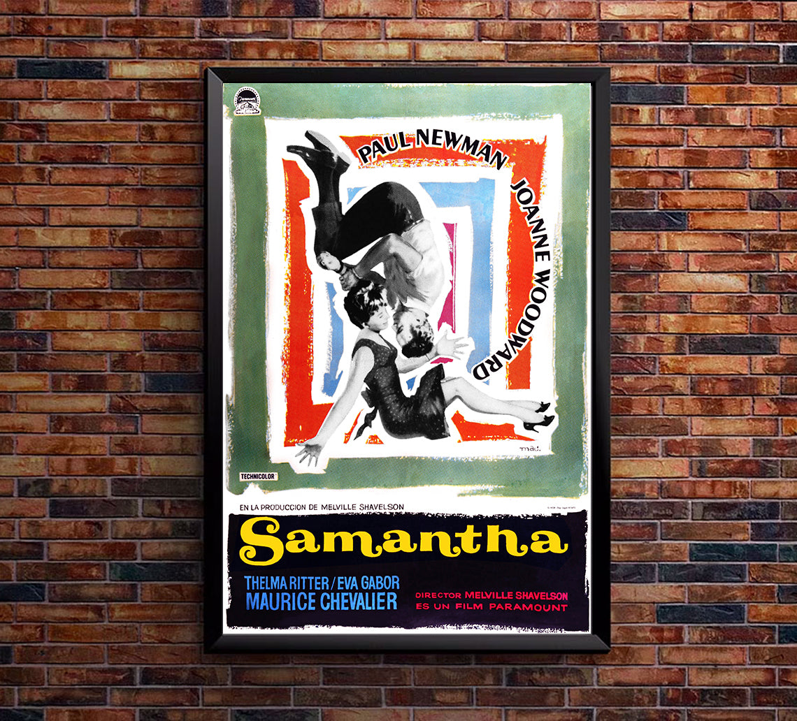 A New Kind of Love 1963 - Paul Newman - Spain - Classic Movie Poster