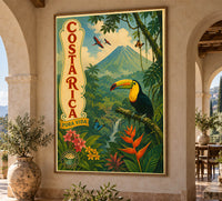 Costa Rica - Tourism - v1 - Vintage Travel Poster