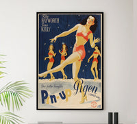 Cover Girl 1944 - Rita Hayworth - Denmark - Classic Movie Poster