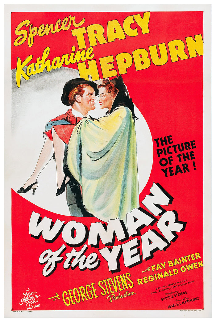 Woman of the Year 1942 - US - v4 - Classic Movie Poster