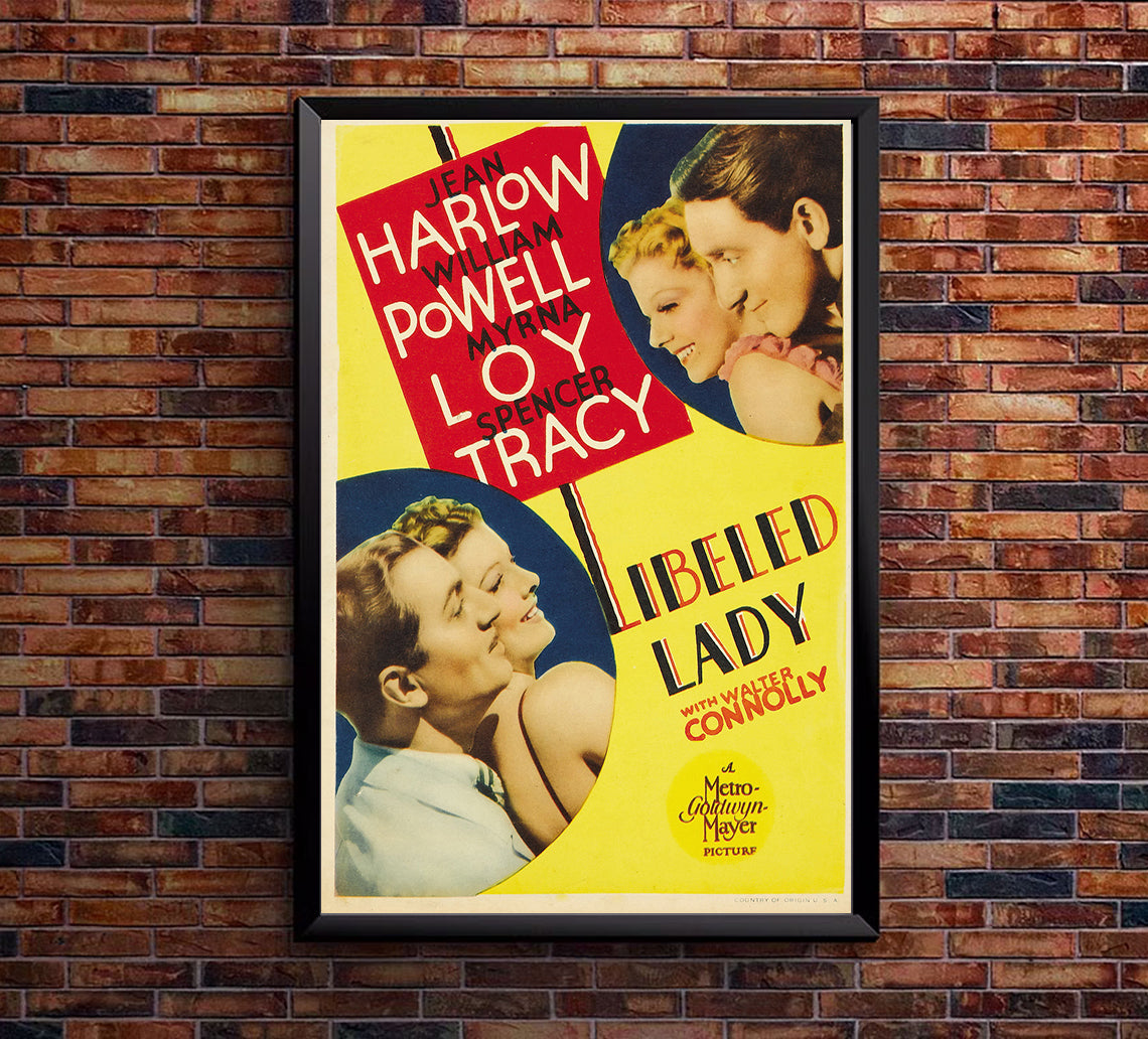 Libeled Lady 1936 - US - v1 - Classic Movie Poster
