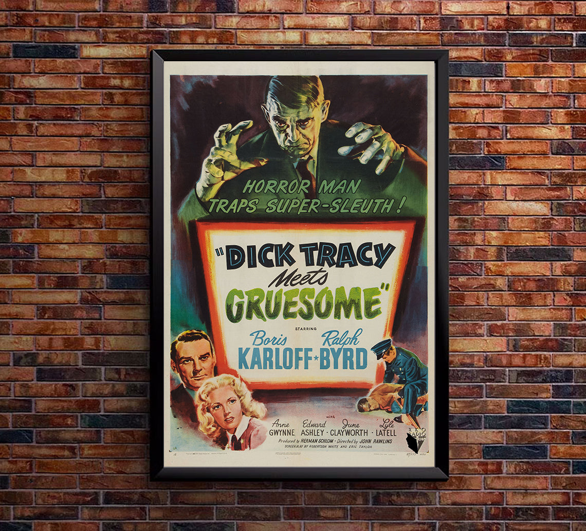 Dick Tracy Meets Gruesome 1947 - US - v1 - Classic Movie Poster