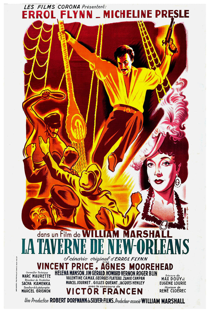 Adventures of Captain Fabian 1951 - France - v1 - Classic Movie Poster
