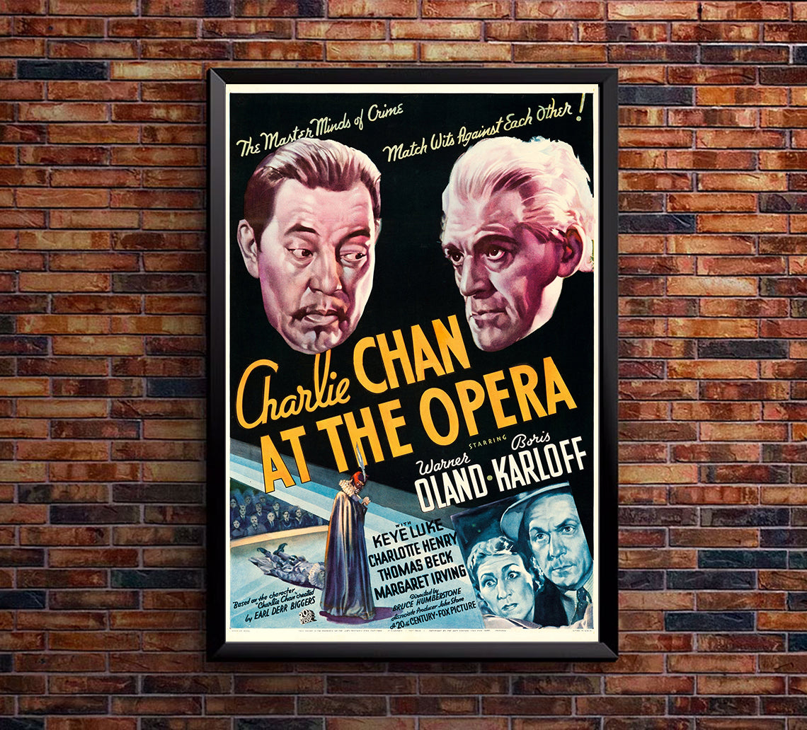 Charlie Chan at the Opera 1936 - US - v2 - Classic Movie Poster