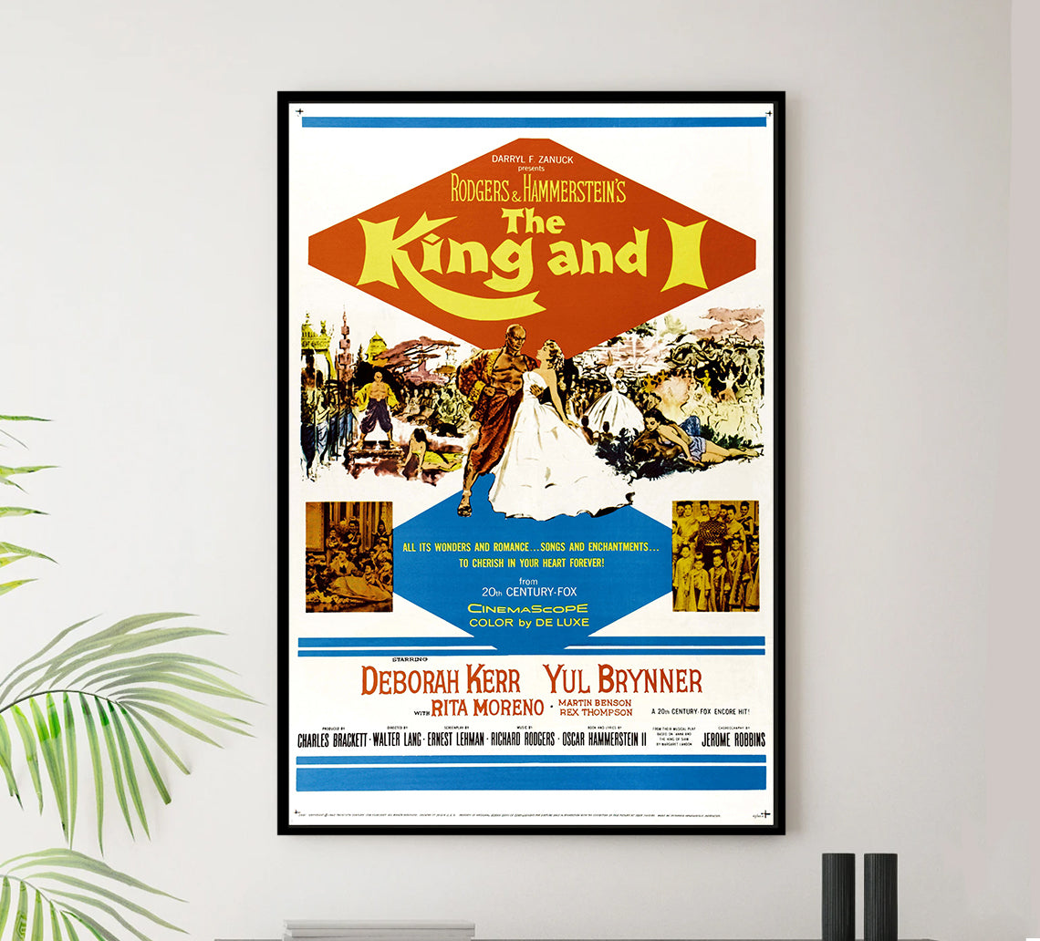 The King and I 1956 - US - v1 - Classsic Movie Poster