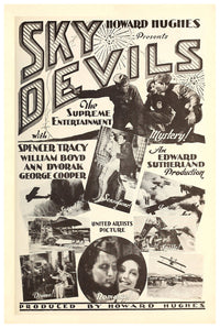 Sky Devils 1932 - US - v5 - Classic Movie Poster