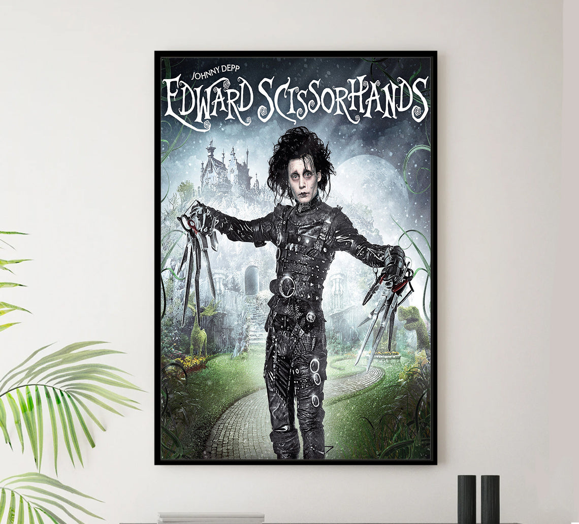 Edward Scissorhands 1990 - US - v10 - Classic Movie Poster