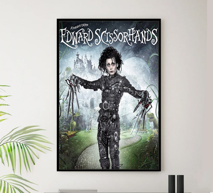 Edward Scissorhands 1990 - US - v10 - Classic Movie Poster