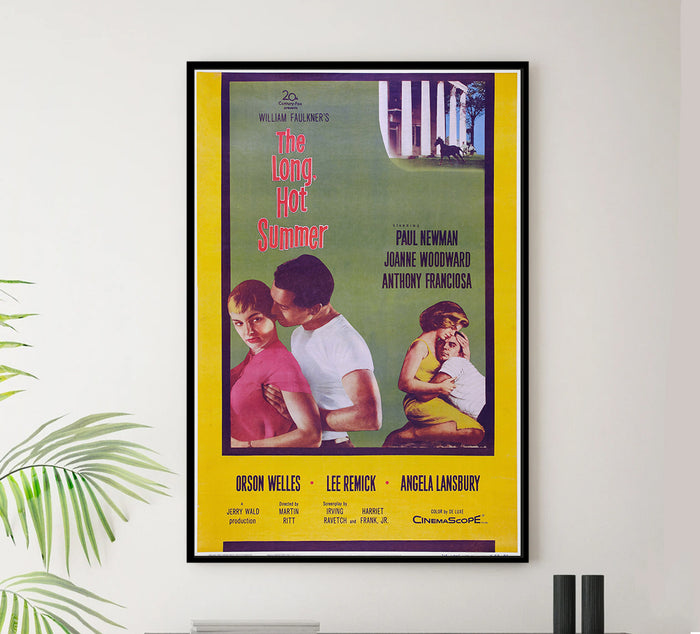 The Long, Hot Summer 1958 - Paul Newman - US (2) - Classic Movie Poster
