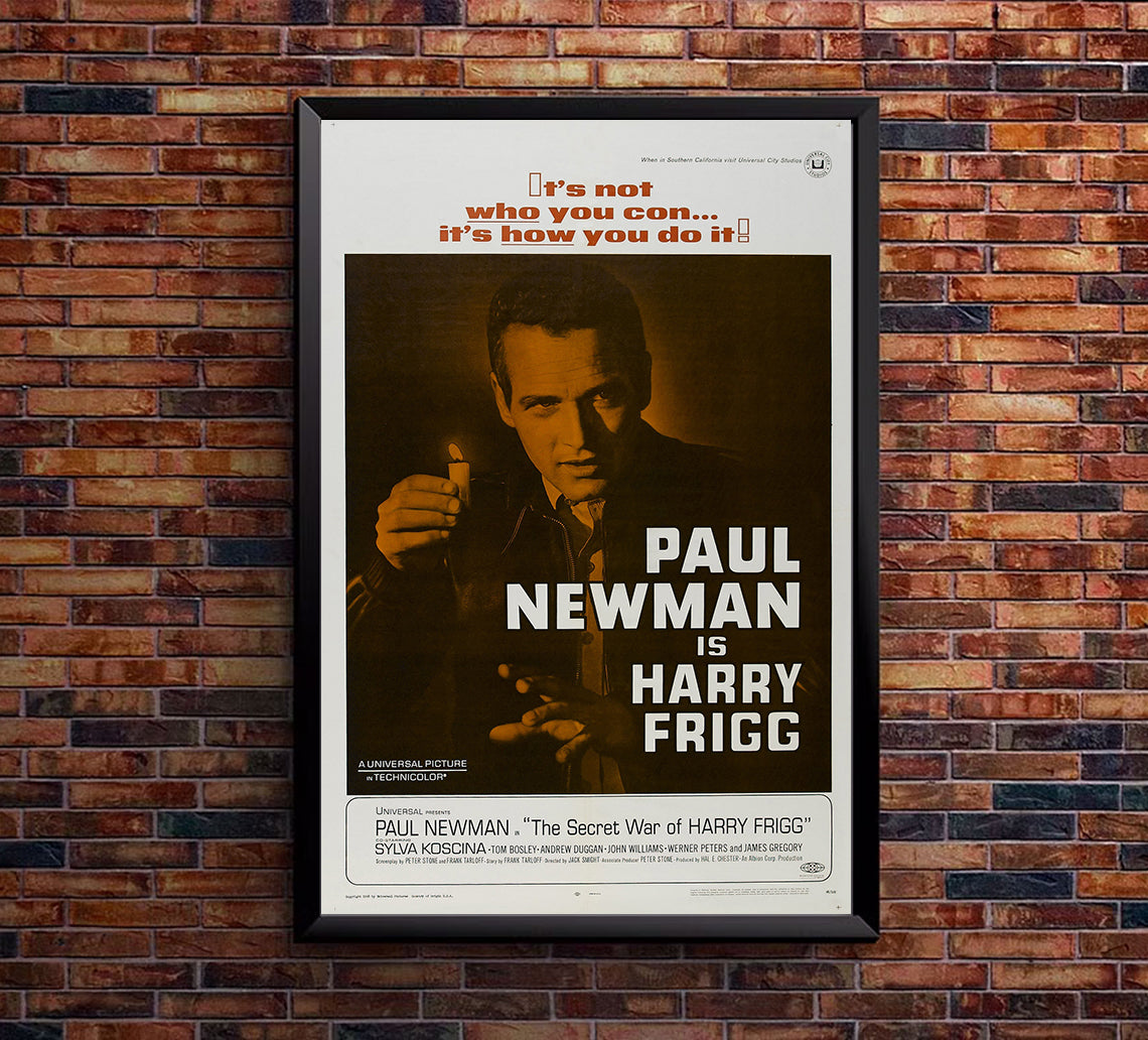 The Secret War of Harry Frigg 1968 - Paul Newman - US (2) - Classic Movie Poster