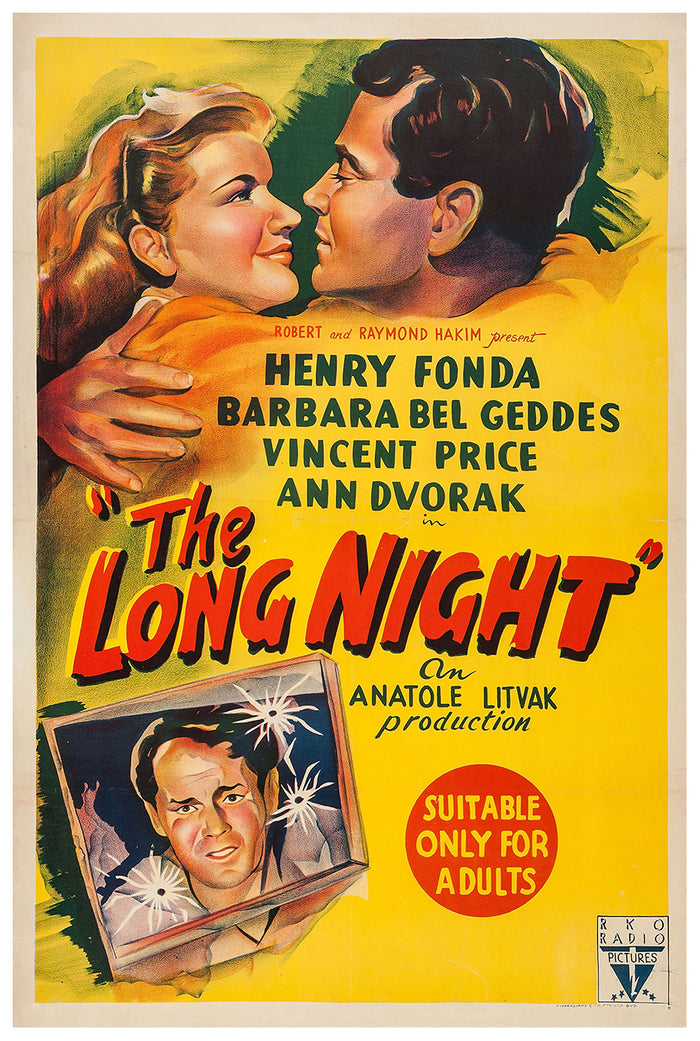 The Long Night 1947 - Australia - v1 - Classic Movie Poster