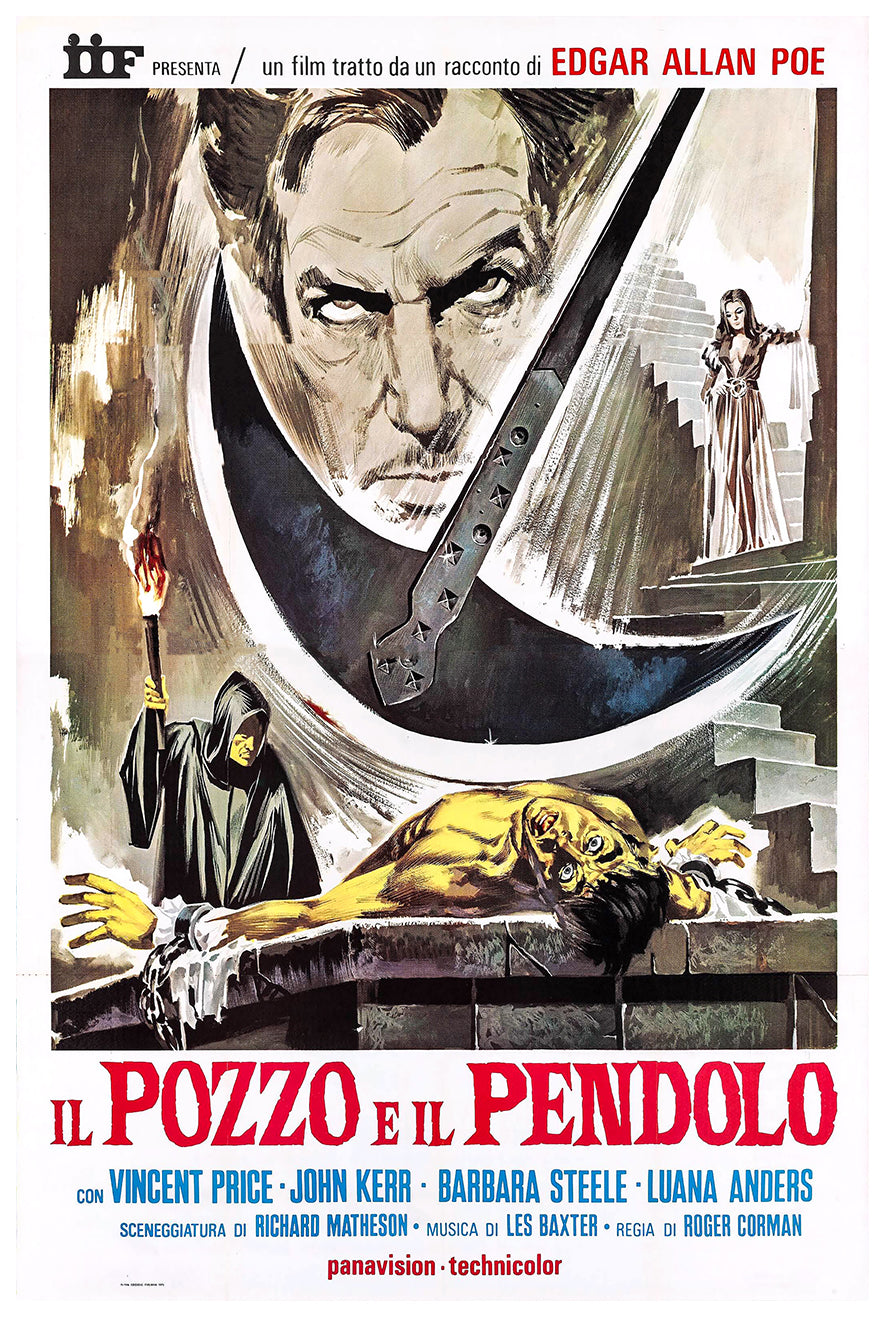 Pit and the Pendulum 1961 - Italy - v2 - Classic Movie Poster