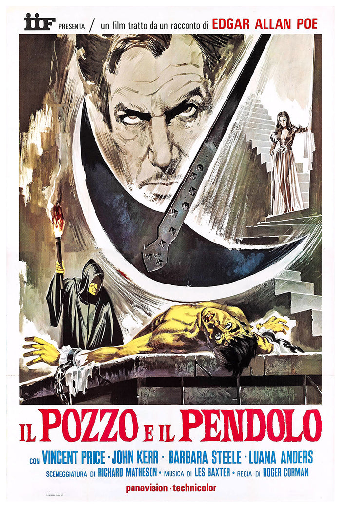 Pit and the Pendulum 1961 - Italy - v2 - Classic Movie Poster