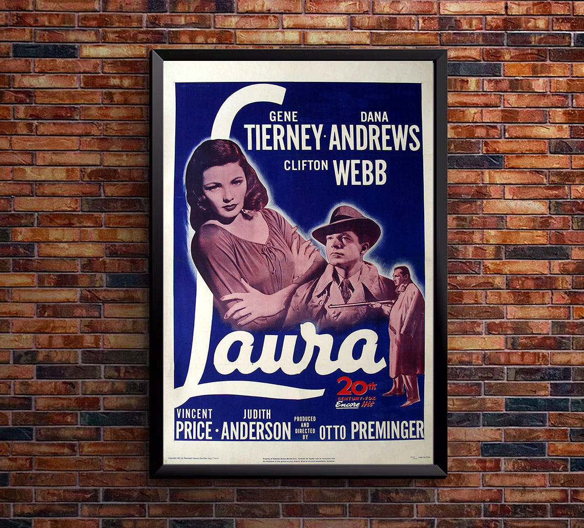 Laura 1944 - US - v4 - Classic Movie Poster