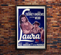 Laura 1944 - US - v4 - Classic Movie Poster