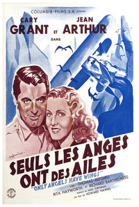 Only Angels Have Wings 1939 - Rita Hayworth - France - Classic Movie Poster