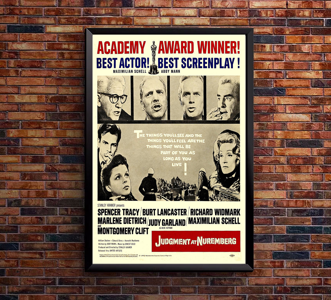 Judgment at Nuremberg 1961 - US - v3 - Classic Movie Poster