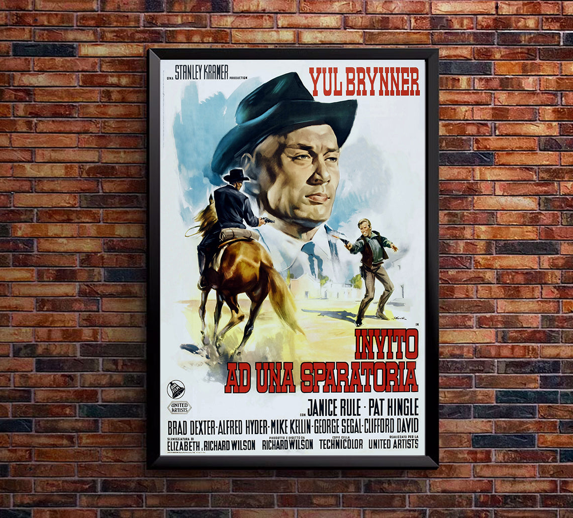 Invitation to a Gunfighter 1964 - Italy - v1 - Classsic Movie Poster
