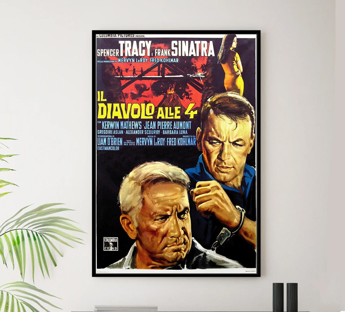 The Devil at 4 O'Clock 1961 - Italy - v1 - Classic Movie Poster