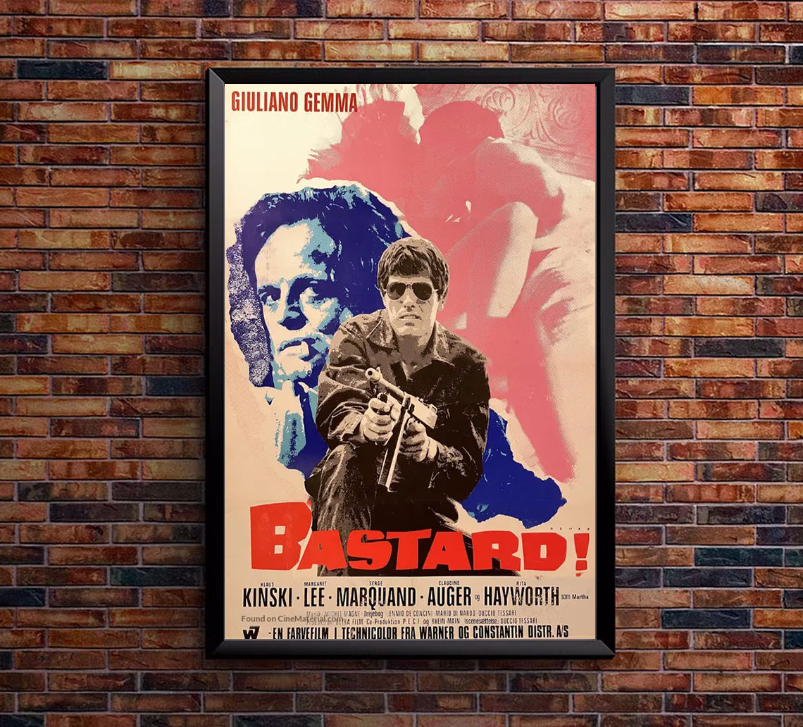 I bastardi 1968 - Rita Hayworth - Denmark - Classic Movie Poster