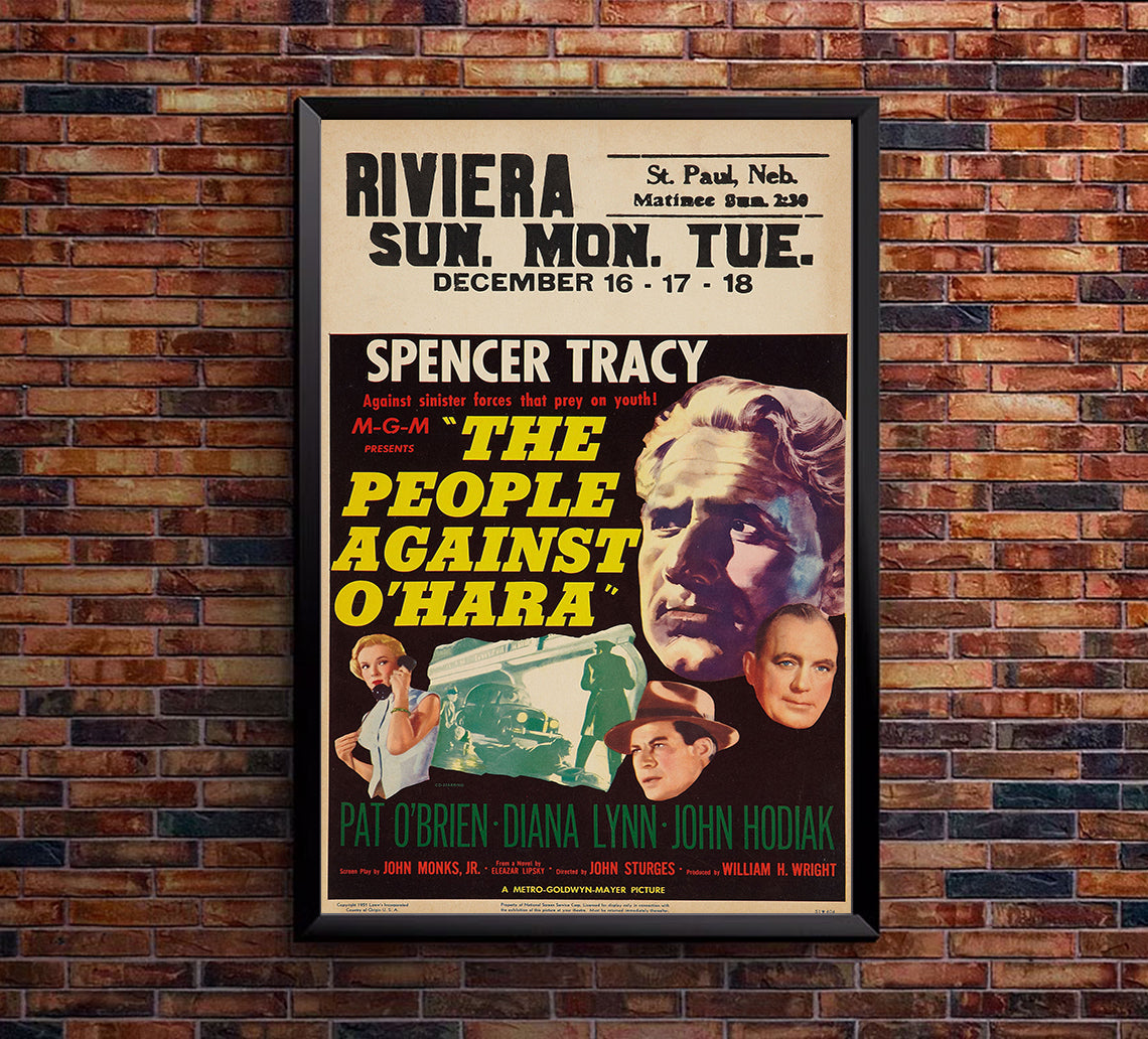 The People Against O'Hara 1951 - US - v2 - Classic Movie Poster