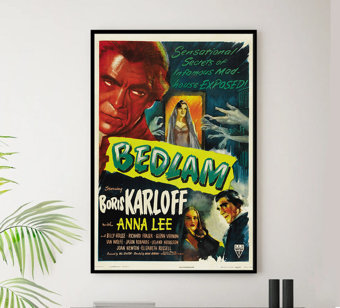 Bedlam 1946 - US - v1 - Classic Movie Poster