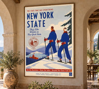 New York - The State That Has Every Thing - Vintage Tourism Travel Poster