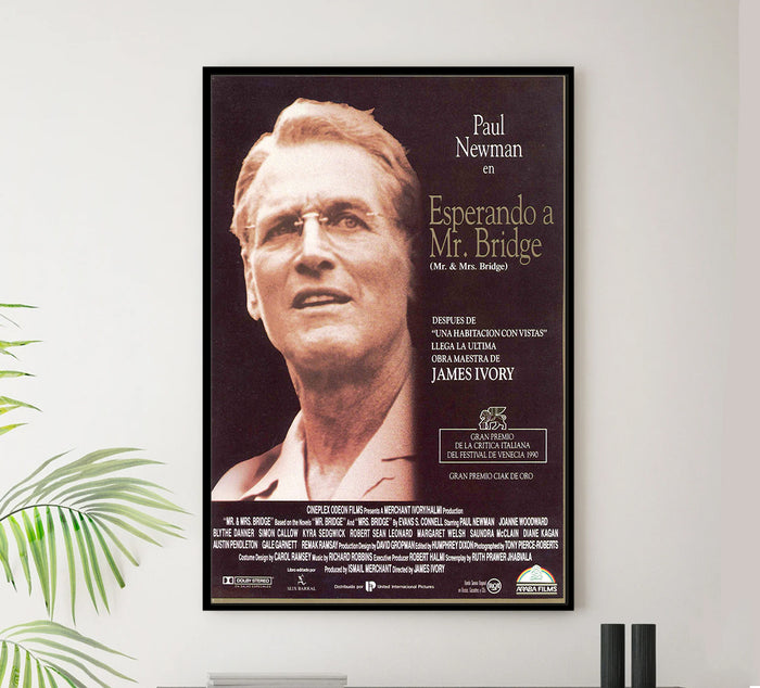 Mr. & Mrs. Bridge 1990 - Paul Newman - Spain - Classic Movie Poster