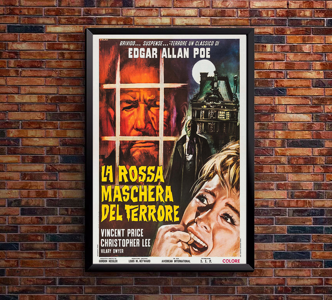 The Oblong Box 1969 - Italy - v1 - Classic Movie Poster