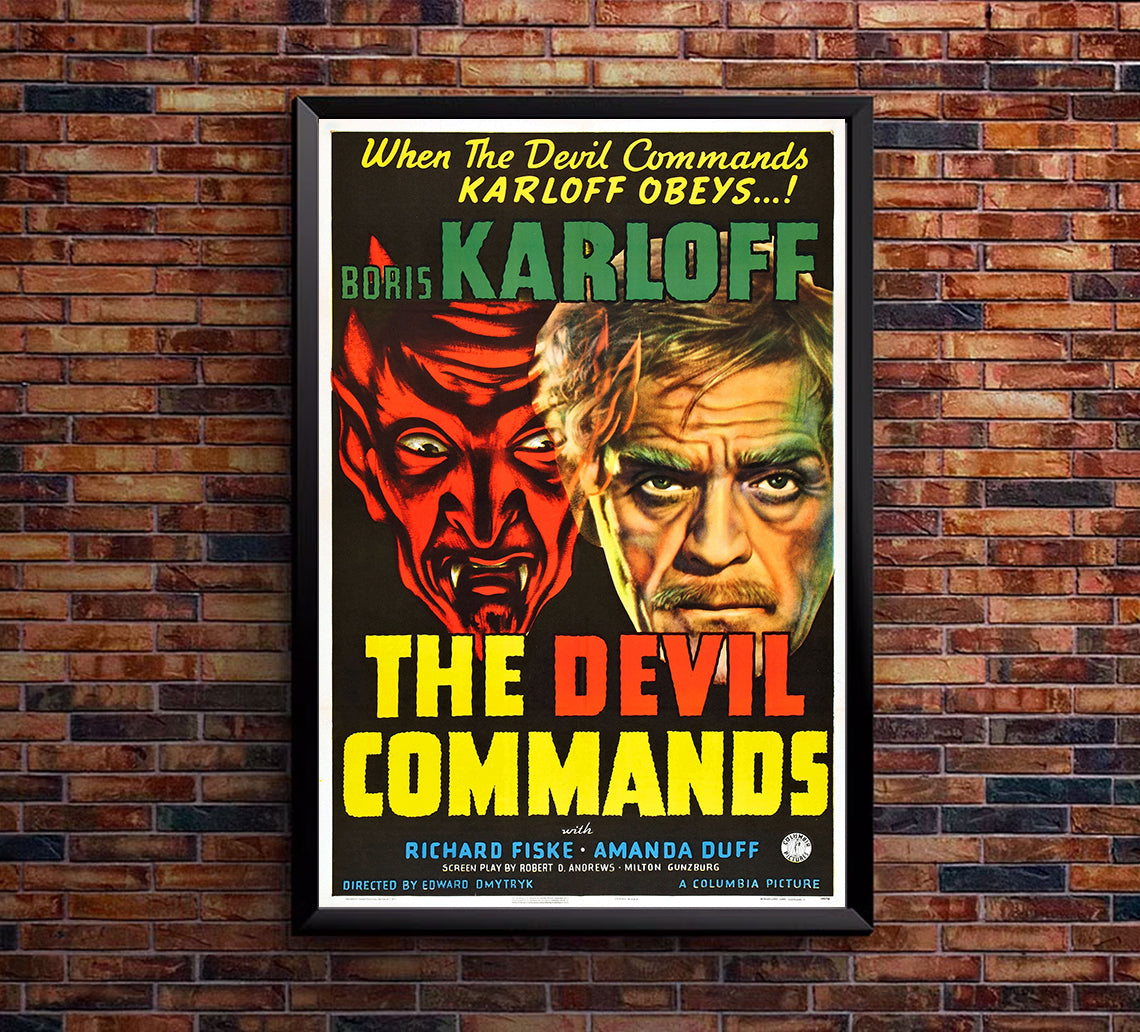 The Devil Commands 1941 - US - v1 - Classic Movie Poster
