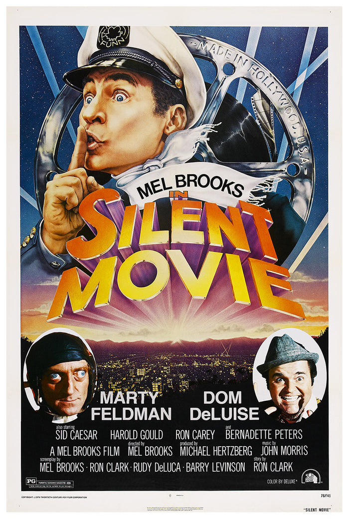 Silent Movie 1976 - Paul Newman - US - Classic Movie Poster