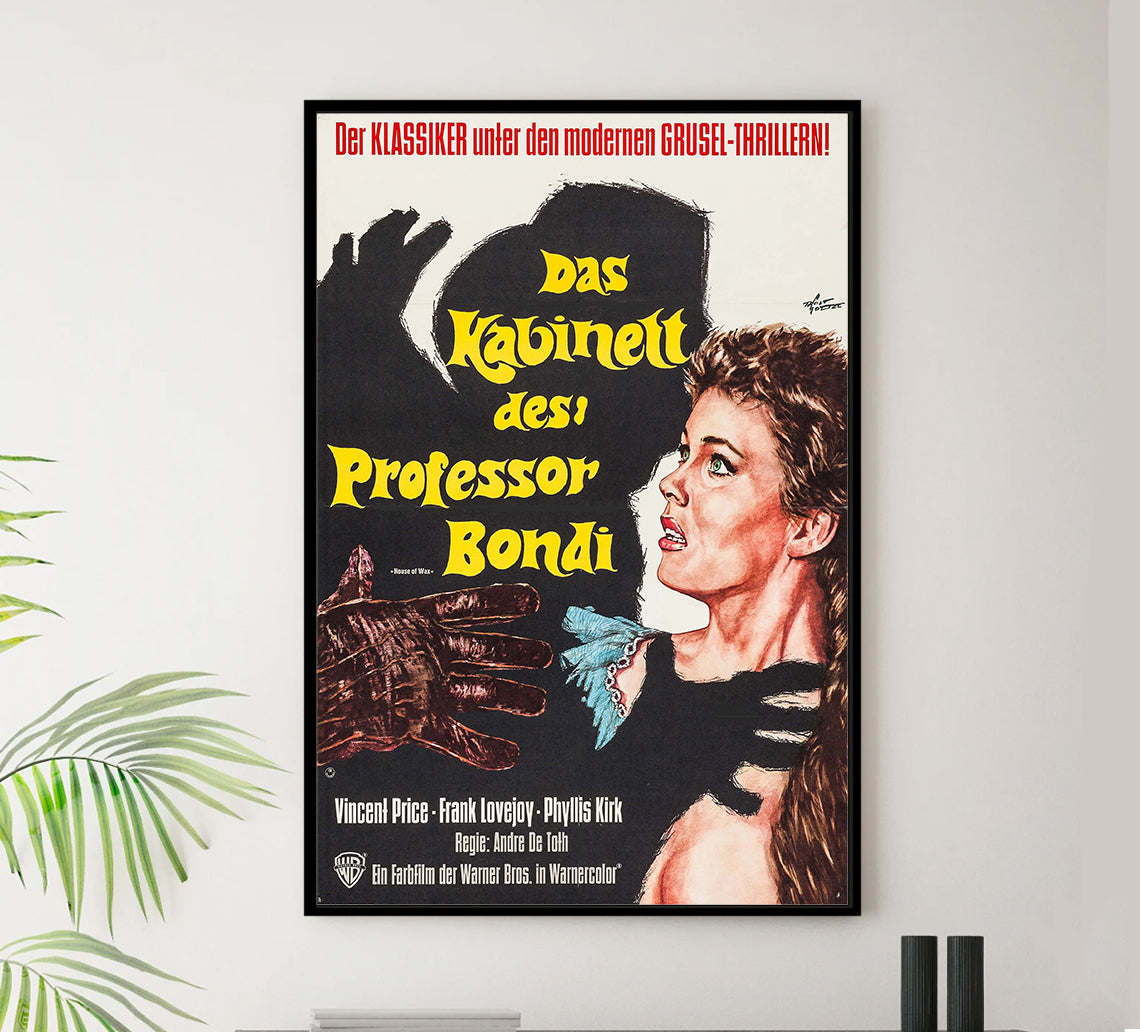 House of Wax 1953 - Germany - v3 - Classic Movie Poster