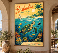 Barbados - Tourism - v1 - Vintage Travel Poster