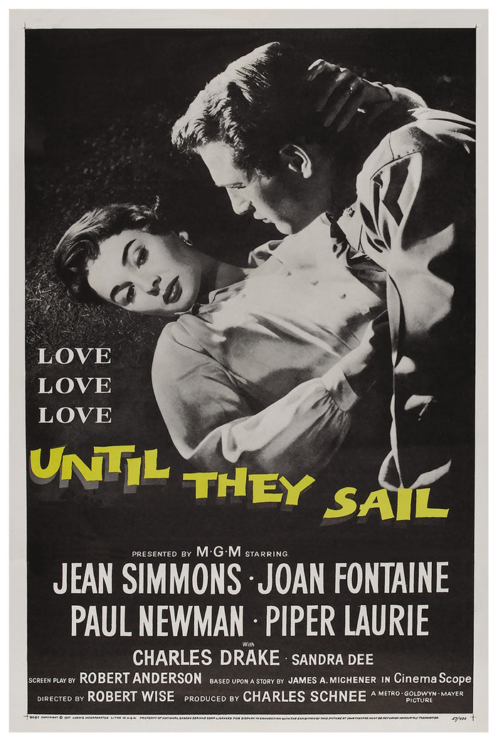 Until They Sail 1957 - Paul Newman - US - Classic Movie Poster